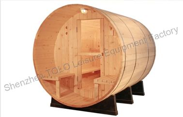 Elektrik varil sauna kabinleri ile masif ağaç için açık / kapalı