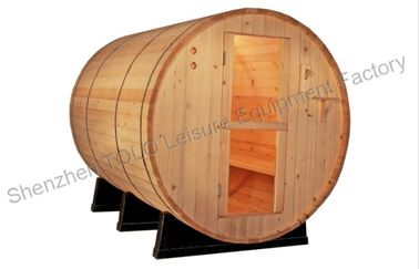 Elektrik varil sauna kabinleri ile masif ağaç için açık / kapalı