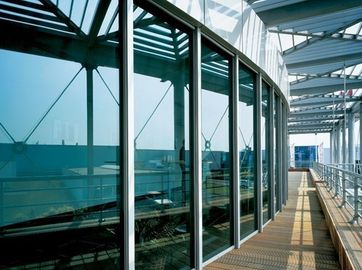 Mill Finish ile Çelik Parlak Alüminyum Giydirme Cephe Profili